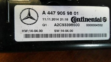 MERCEDES-BENZ VITO VIANO W447 2015 PANEL KLIMATIZACE
