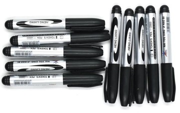 MARKER MAZAK PERMANENTNY CZARNY WODOODPORNY PISAK BUDOWLANY FLAMASTER