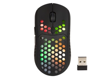 БЕСПРОВОДНАЯ ИГРОВАЯ МЫШЬ С КОВРИКОМ RGB-ПОДСВЕТКОЙ