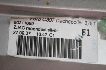 СПОЙЛЕР СПОЙЛЕР FORD FOCUS MK2 5D HB 07R