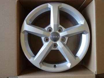 4× DISK HLINÍK AUDI OE 81A601025 6.5" X 16" 5X112 ET 43