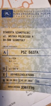 Kia Ceed II 2012 Kia Ceed 2012r, 1.6 Benzyna. Uszkodzone boki. Poobijany. Jezdzi 1.6 120KM, zdjęcie 13