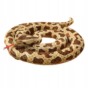 PLUSZOWY WĄŻ maskotka PLUSZAK BRĄZOWY 200cm