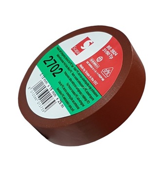 Taśma izolacja Scapa 2702 19mm/25m VDE brązowa