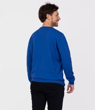 LEE COOPER Sweter męski ADAM ORGANIC TRUE BLUE L