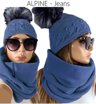 ПОЛЬСКАЯ ТЕПЛАЯ ШАПКА и комплект ДЫМОХОД - 20 ЦВЕТОВ