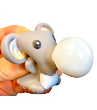 Gniotek squishy antystresowy dla dzieci słoń gra