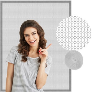 УНИВЕРСАЛЬНАЯ оконная москитная сетка от 20/20 до 130/150 см.