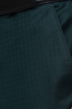 Zielone spodnie na kant z wiskozą