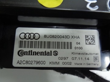 AUDI Q3 8U PANEL VENTILACE KLIMATIZACE 8U0820043D