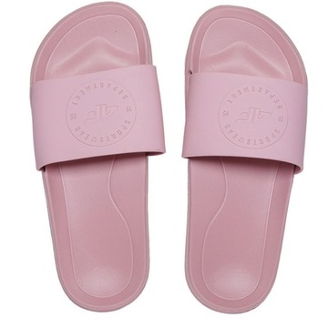 KLAPKI DZIEWCZĘCE 4F SPORTOWE GUMOWE BASENOWE NA LATO PO DOMU DZIECIĘCE