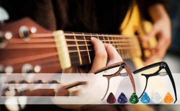 ОРИГИНАЛЬНАЯ МЕТАЛЛИЧЕСКАЯ РУЧКА КАПОДАСТР ДЛЯ Классической Акустической Гитары Укул