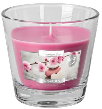 Świeca Aurelia Ogród SPA domowy relaks 26h śr. 9cm
