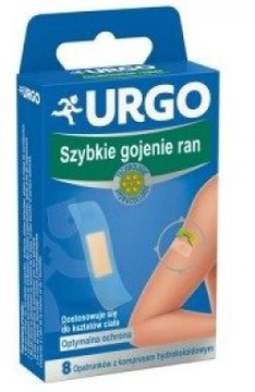 Urgo, Opatrunki z kompresem koloidalnym, 8 sztuk