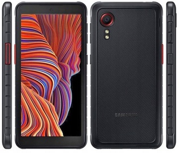 SAMSUNG XCOVER 5 G525 G525F CZARNY + ETUI + SZKŁO HARTOWANE