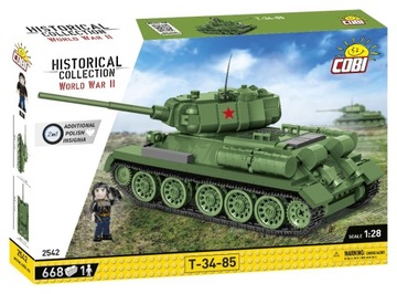 COBI 2542 БЛОКИРОВАТЬ СОВЕТСКИЙ СРЕДНИЙ ТАНК Т-34/85