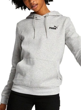 SPORTOWA BLUZA DAMSKA DRESOWA BAWEŁNIANA Z KAPTUREM PUMA ESSENTIALS - L