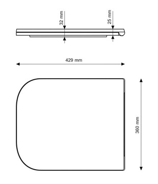 СИДЕНЬЕ ДЛЯ УНИТАЗА ДЮРОПЛАСТ МЕДЛЕННО ЗАКРЫВАЮЩЕЕСЯ ЖЕСТКОСЪЕМНОЕ БЕЛОЕ BELO