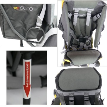 Детский походный рюкзак GUTO CLASSIC BLACK