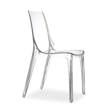 Krzesło włoskie Vanity Scab Design - przezroczyste