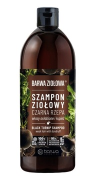 BARWA Ziołowa Szampon do włosów Czarna Rzepa - włosy osłabione i z łupieżem