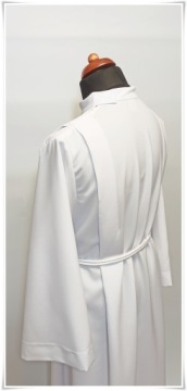 Воротник-стойка стрейч Alba, молния сбоку, 176 см.