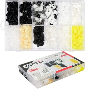 НАБОР АВТОМОБИЛЬНЫХ ЗАЖИМОВ YATO PEUGEOT 345 шт.