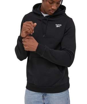 2910 BLUZA MĘSKA Reebok KANGURKA Z KAPTUREM WKŁADANA PRZEZ GŁOWĘ BAWEŁNA M