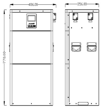 НАКОПИТЕЛЬ ЭНЕРГИИ 10 кВтч ДЛЯ ФОТОЭЛЕКТРИЧЕСКОЙ БАТАРЕИ LIFEPO4 51,2 В POWERBANK