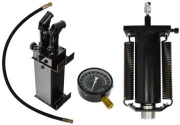 ZESTAW DO PRASY 50T POMPA SZYBKA SIŁOWNIK MANOMETR