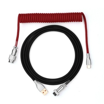 EPOMAKER Kabel do klawiatury gamingowej USB-C / USB-A ze złączem Aviator