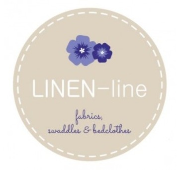 Linen Line muślinowa pieluszka/kocyk bambus z lnem