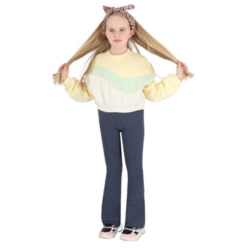 Брюки колокольчики девушки хлопковые спортивные костюмы 146