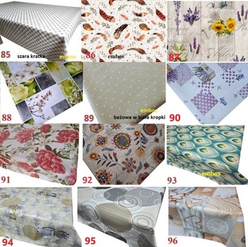 CERATA OBRUS DUŻY WYBÓR 156 WZORÓW 110x140