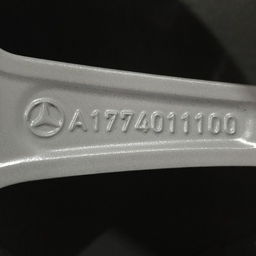 4× DISK HLINÍK MERCEDES-BENZ OE A1774011100 6.5" X 16" 5X112 ET 44