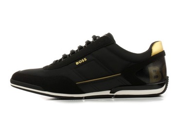 HUGO BOSS męskie sneakersy buty BLACK/GOLD NOWOŚĆ roz.41