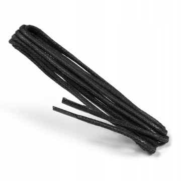 Wytrzymałe sznurowadła woskowane okrągłe - 90 cm