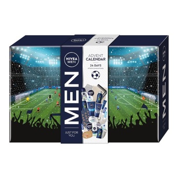 NIVEA MEN Kalendarz adwentowy z kosmetykami i akcesoriami dla mężczyzn 2023