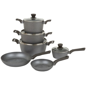 80065 Набор кастрюль и сковородок Ambition Silverstone, 10 предметов, индукция