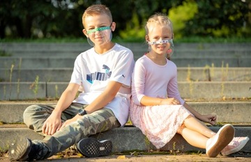 МАСКА МИНИ-ВИЗОР ДЛЯ ДЕТЕЙ В ШКОЛУ 12 размер.