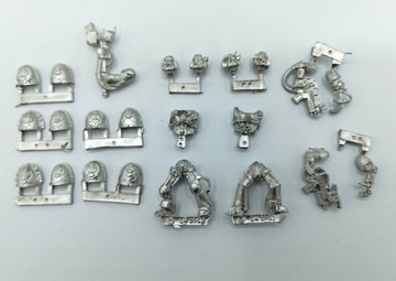Warhammer 40k Space Marines Iron Hands zestaw części metal