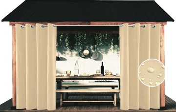 ZASŁONY OGRODOWE 155x200 DO ALTANY TARASU