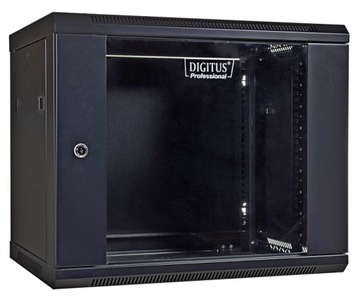 SZAFA RACK WISZĄCA 19'' CALI 9U 600X600mm CZARNA