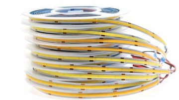 MOCNA TAŚMA LED COB CIĄGŁA LINIA NEON 5M 4000K 12V 60 W