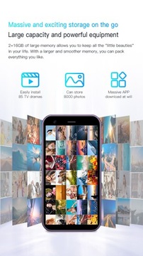 Мини-смартфон SOYES XS15 Pro 3G, 3 дюйма, 1000 мАч, 2 ГБ, 16 ГБ