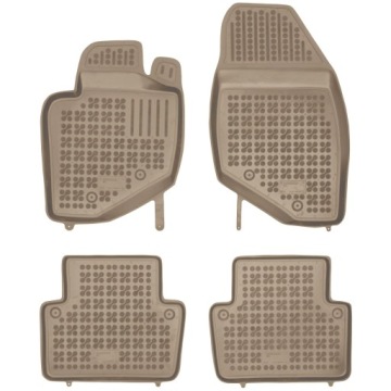 Gumové koberce béžové Volvo S80 I 1998-2006