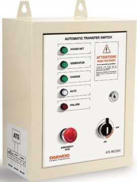 AUTOMATYKA SZR ATS do AGREGATÓW DIESLA DDAE 6000XE DDAE 11000DSE-3 DAEWOO