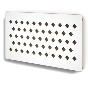 Osłona maskownica grzejnika 68x29cm M11 Biała
