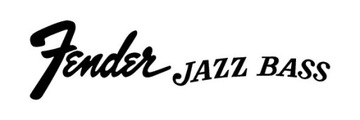FENDER JAZZ BASS _ naklejka _ KOLORY