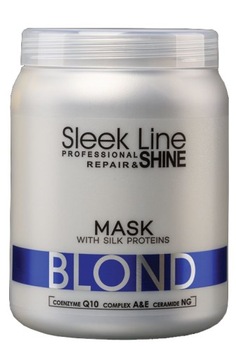 STAPIZ Sleek Line Blond Set XL Шампунь + Шелковая маска 2л